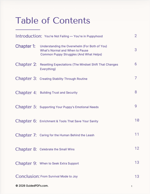 Feeling Overwhelmed by Your New Puppy? You’re Not Alone.